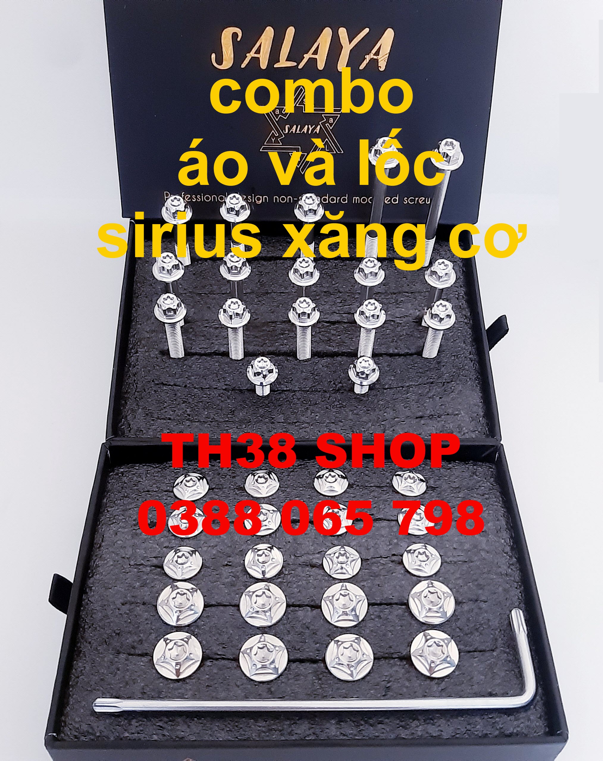 [HCM]combo ốc lốc và áo sirius xăng cơ salaya