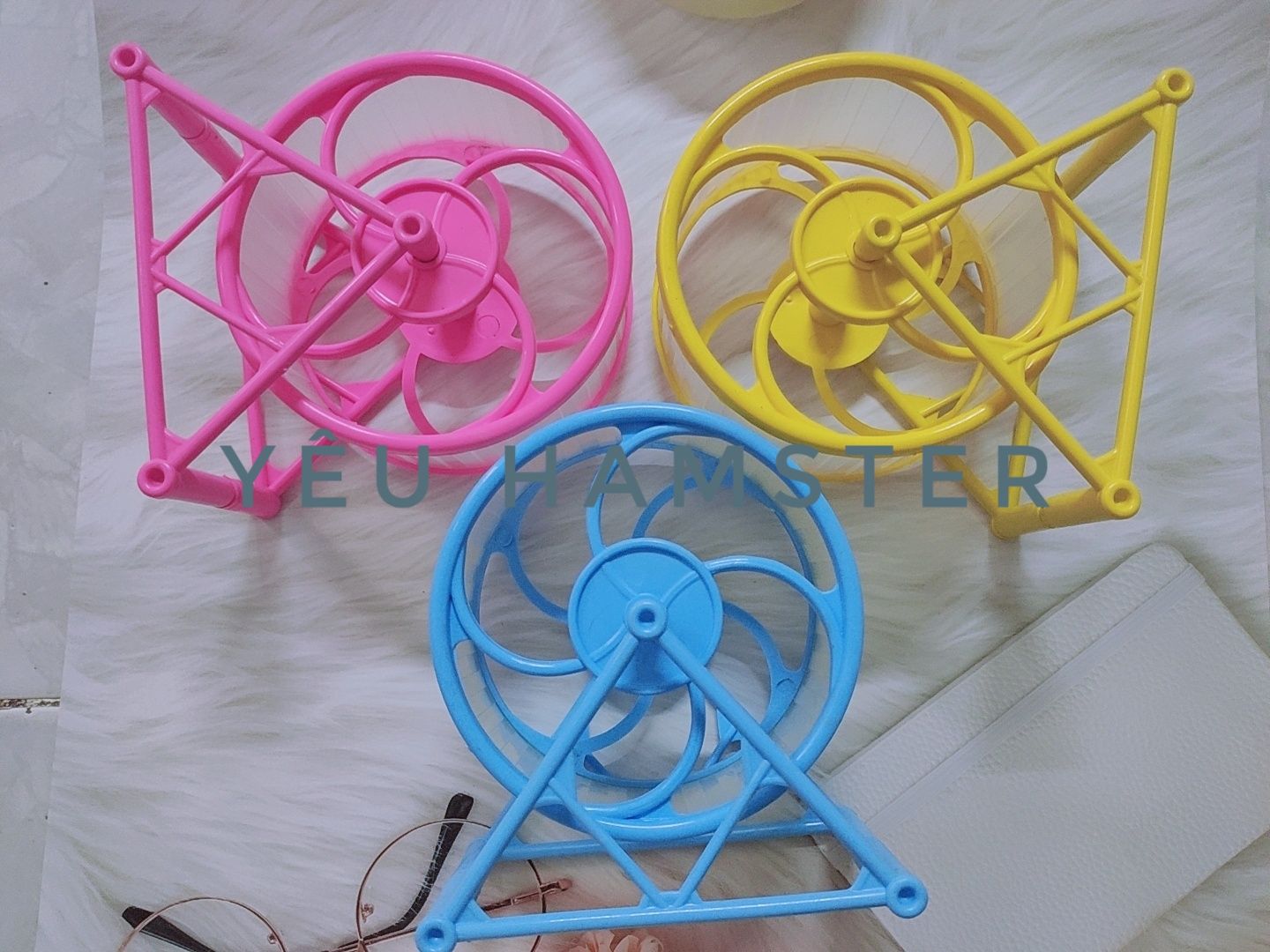 Đẹp như hình- Whell nhựa phụ kiện dành cho Hamster,thú cưng