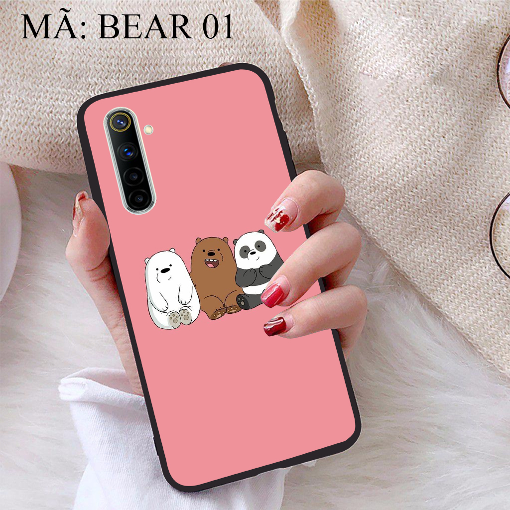 Ốp lưng icase dành cho realme 6 viền dẻo tpu bst chúng ta là gấu
