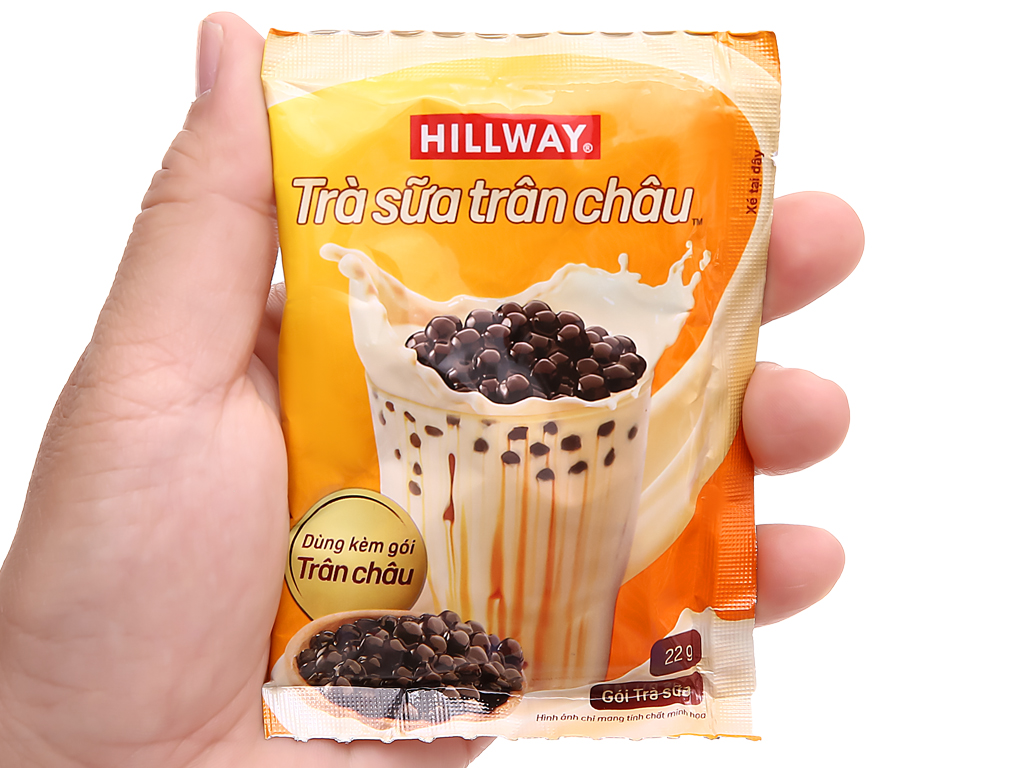 Set gói lẻ trà sữa trân châu hillway 52g