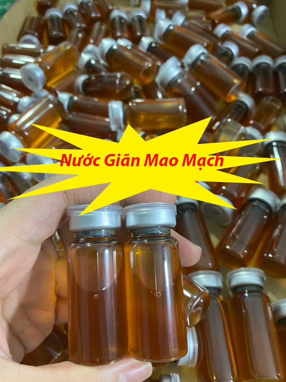 Nước Giản Mao Mạch chuyên phục hồi da Mao Mạch TRong Spa