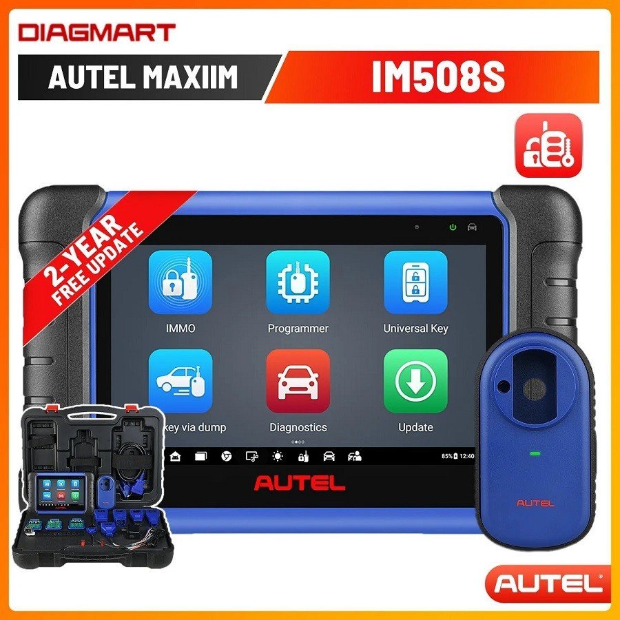 Máy cài đặt chìa khóa, mở khóa và chẩn đoán lỗi ô tô - autel maxiim im508s
