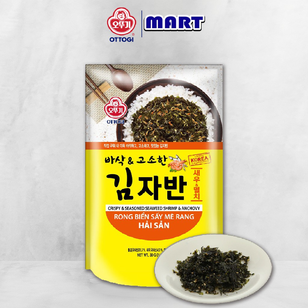 [FREESHIP️] - Rong biển sấy mè rang vị hải sản 30g