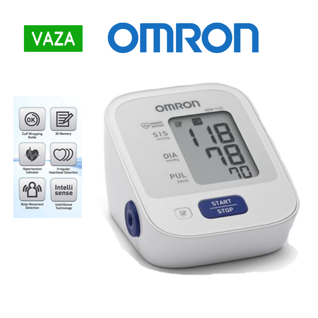 Máy đo huyết áp bắp tay Omron HEM 7121 - Bảo Hành 5 Năm