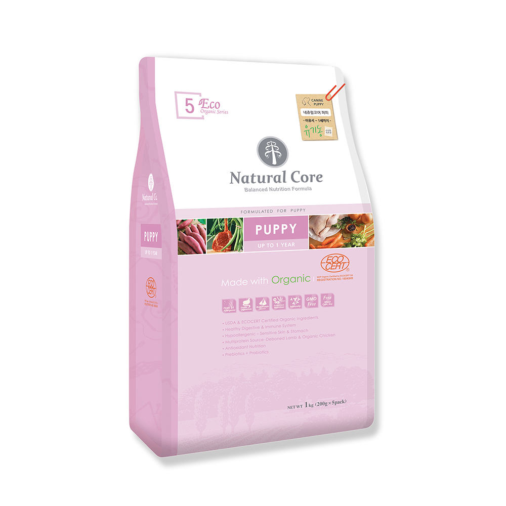 [HCM]Thức ăn hữu cơ NATURAL CORE cho chó con cá hồi PUPPY 1KG |CHÓ NHẠY CẢM TIÊU HÓA|