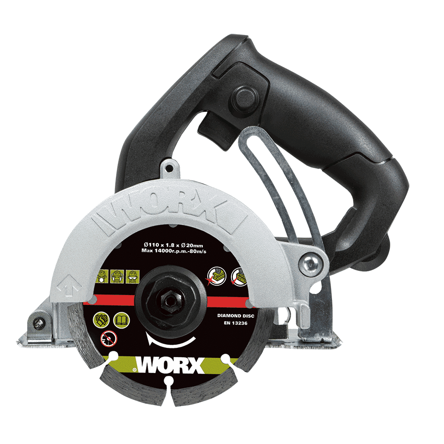 Máy cắt gạch 1600w wu073 - worx green