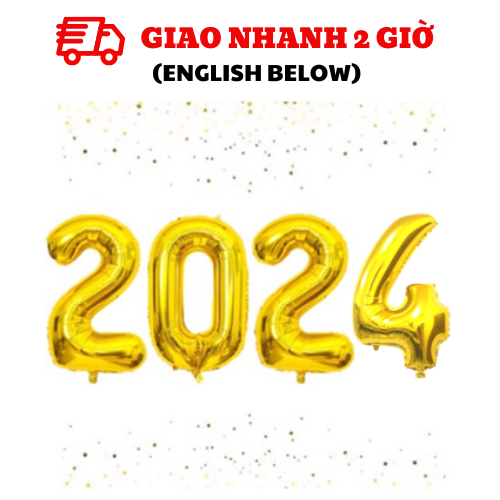 Bộ bóng 2024 happy new year balloon cbhp61
