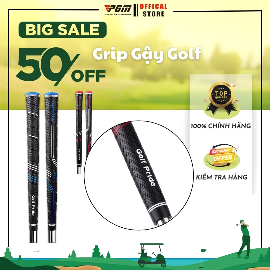 Grip Gậy Golf, Bọc Đầu Gậy, Golf Pride, G43C Sợi Carbon Chất Lượng Cao, Kiểm Soát, Độ Chính Xác Tốt