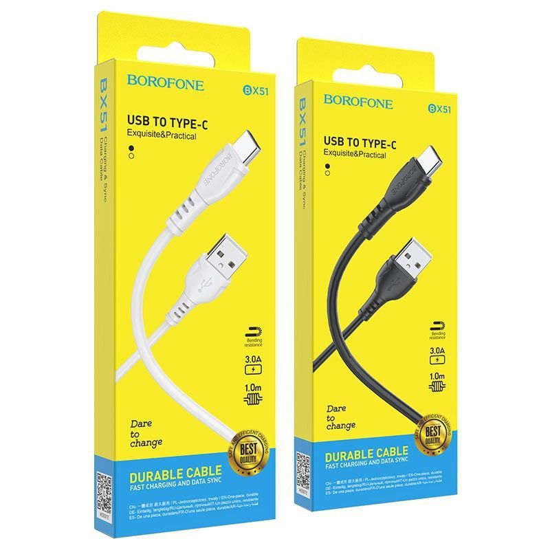 Cáp sạc type-c borofone bx51
