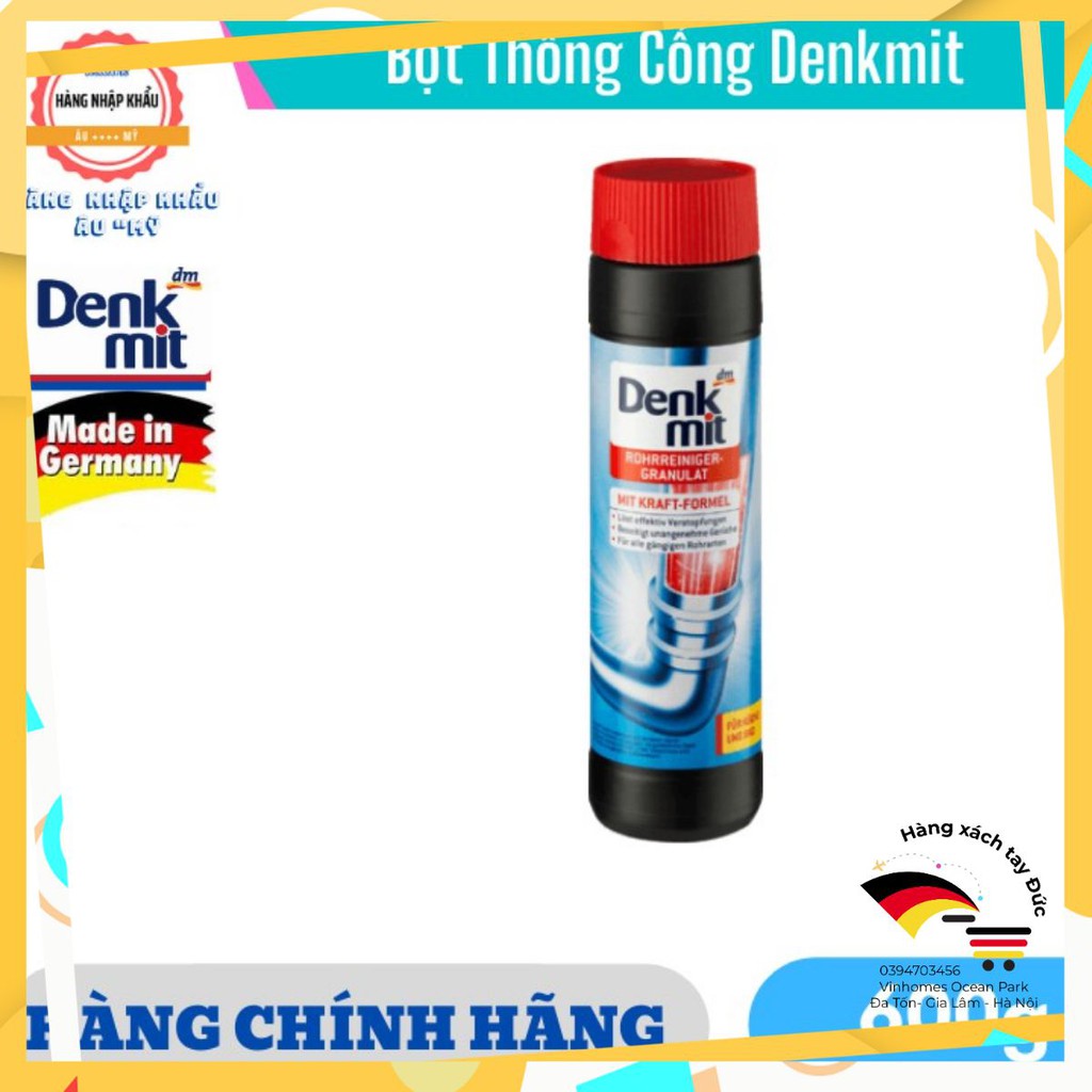 Bột thông cống denkmit 600g