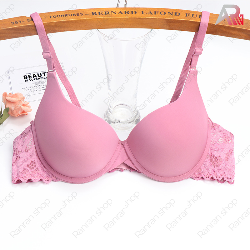 Áo Ngực Trơn Ren Hai Bên Mút Vừa Có Gọng Chính Hãng RanRan