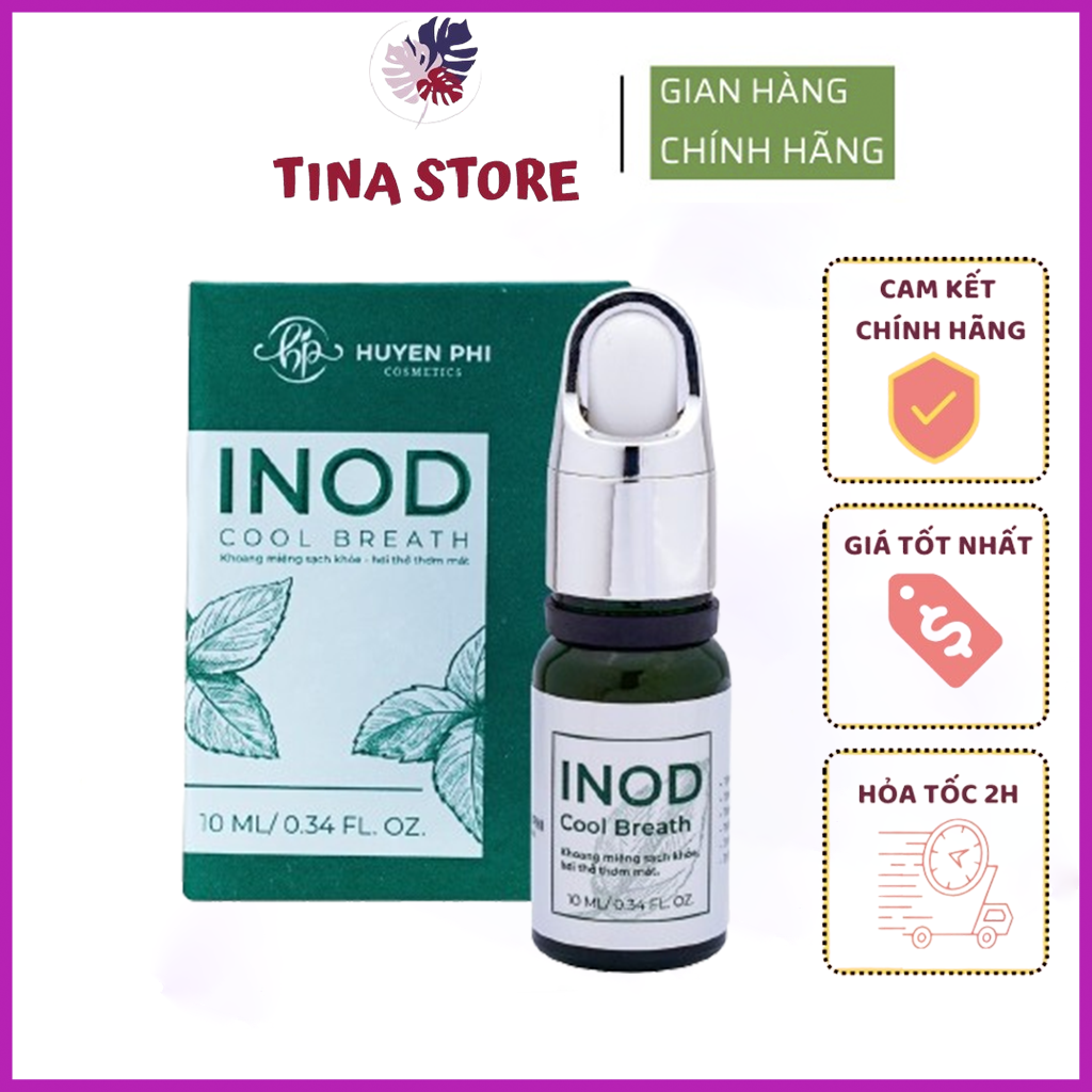 Serum hôi miệng inod cool huyền phi - tinh chất huyền phi sạch mảng bám vôi răng sâu răng