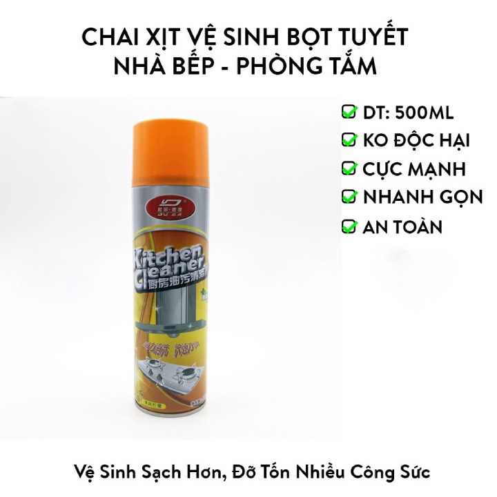 Bình xịt vệ sinh nhà bếp kitchen cleaner đa năng 500ml