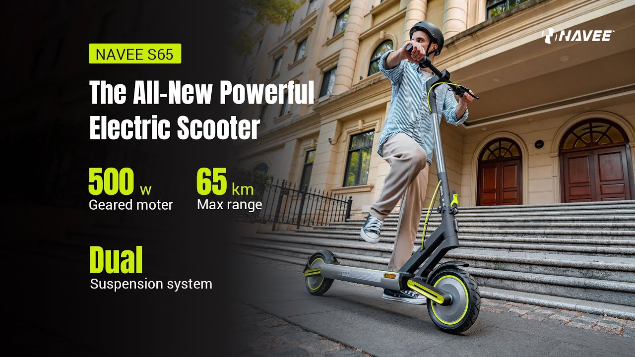Xe Scooter thông minh Xiaomi NAVEE S65 vận tốc 25km h kết nối app Mihome