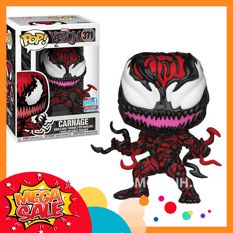 🌟giá hủy diệt🌟 mô hình funko pop carnage red venom 371 fullbox