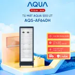 [SẢN PHẨM MỚI 2025] Tủ mát AQUA 500 lít AQS-AF640H - Làm lạnh 360 độ - 6 ngăn mát - Freeship