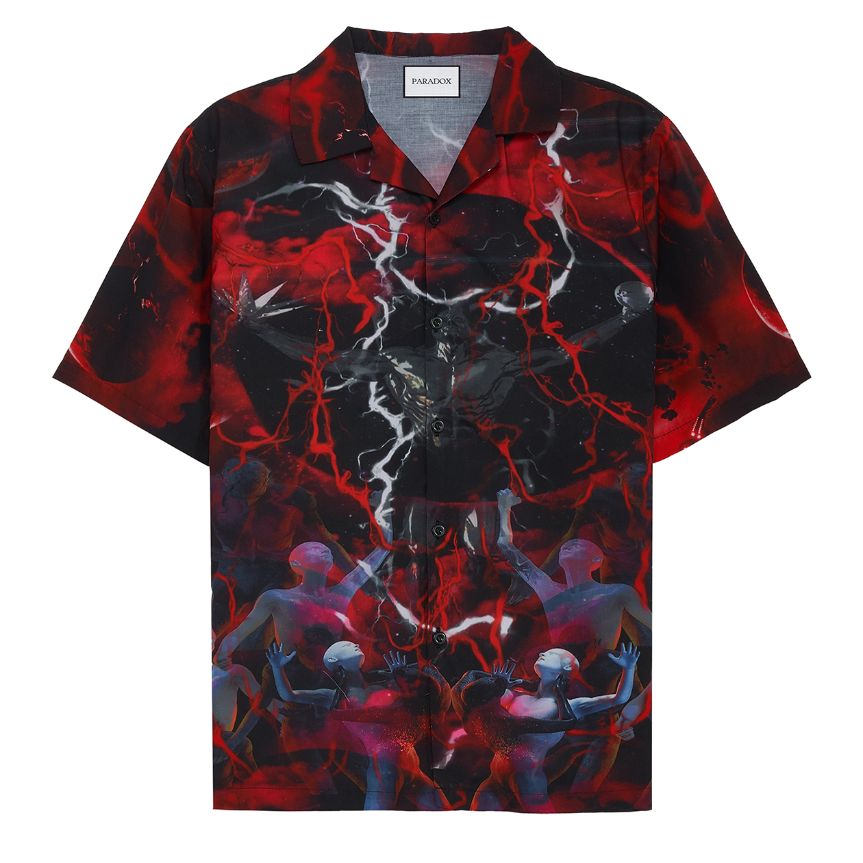 Paradox áo sơ mi tay ngắn neurotic shirt
