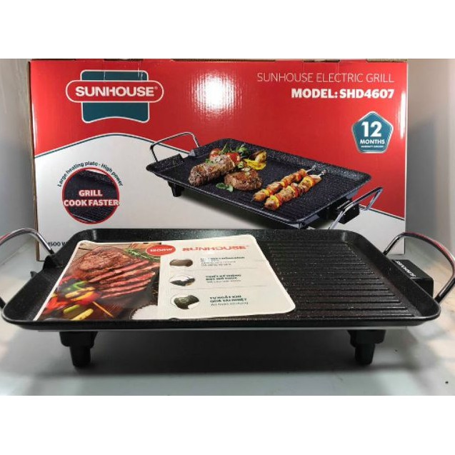 Bếp nướng điện SUNHOUSE SHD4607, Bếp nướng Sunhouse : nướng cả thế giới .