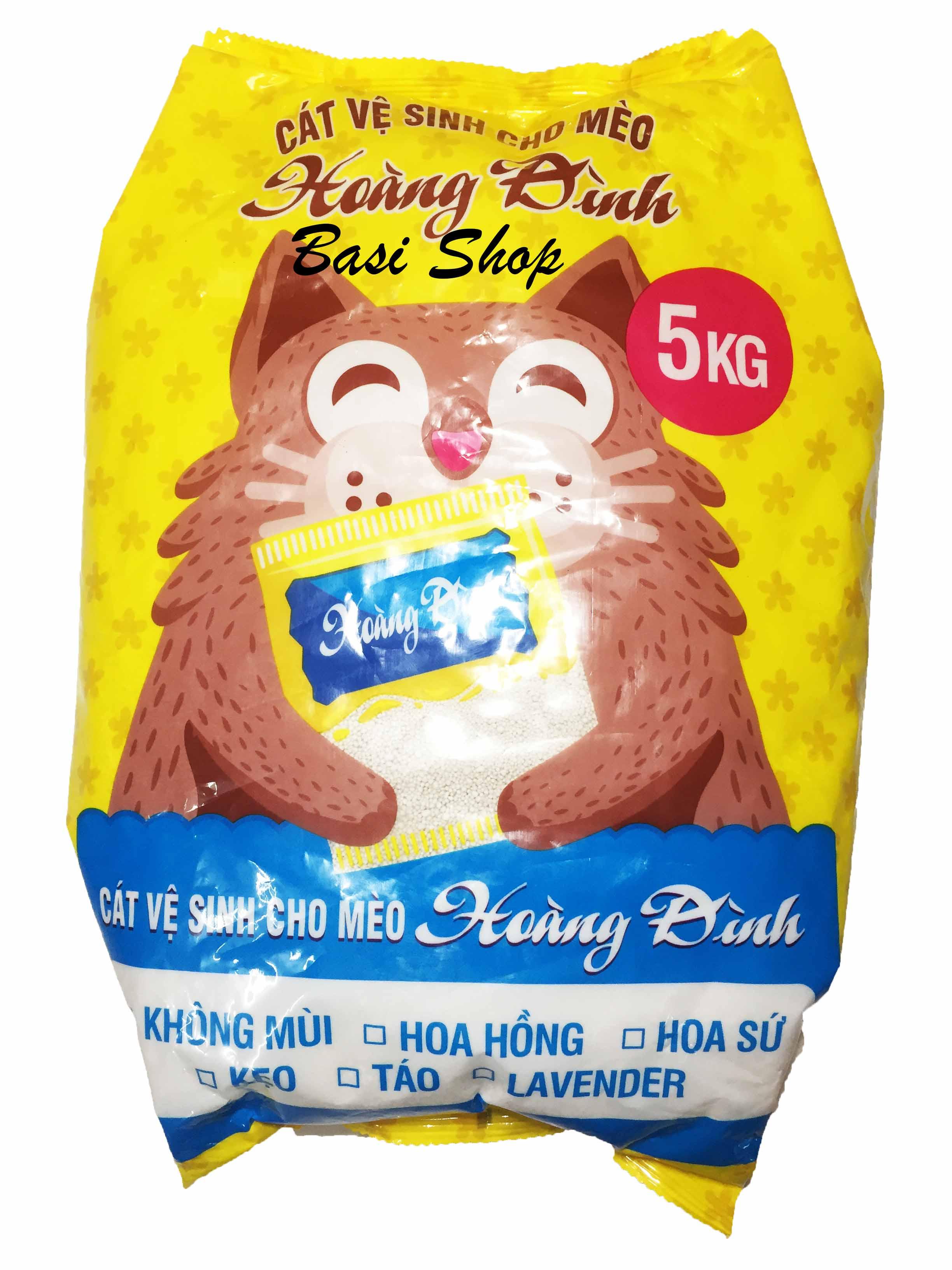 Bao Chiết 1kg Cát Vệ Sinh Cho Mèo Royal (Hoàng Đình) Không Mùi - Cát Cho Mèo Chó Hamster Chim...