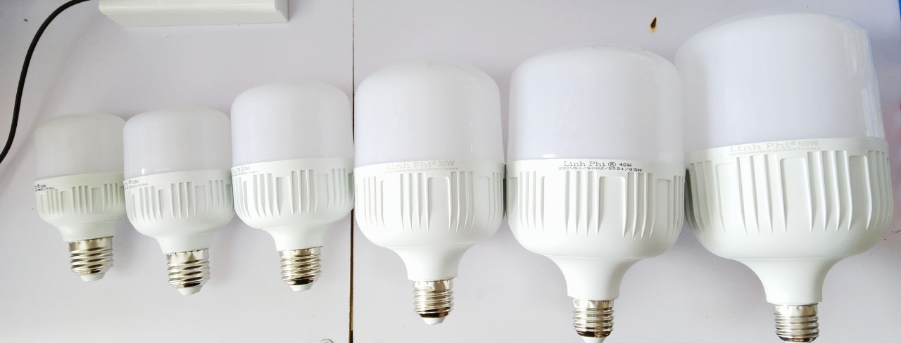 Bóng đèn led trụ 15w Đui xoáy E27 tiết kiệm điện