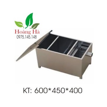 Bể tách mỡ chất liệu inox loại 90 lít - bẫy mỡ