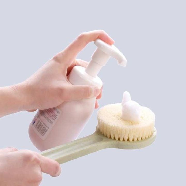 [HCM](HÀNG NHẬT) BÀN CHẢI CHÀ LƯNG KỲ LƯNG LÔNG MỀM - CÂY CỌ LƯNG LÔNG MỀM CÓ DÂY TREO