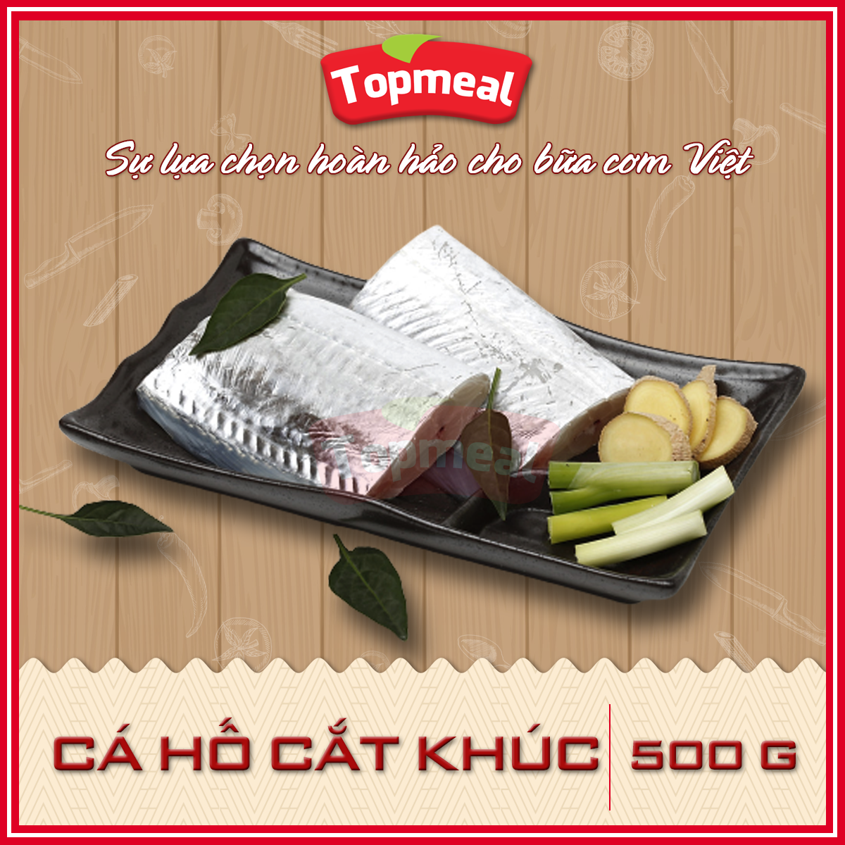 HCM - Cá hố cắt khúc (500g) - [Giao nhanh TPHCM]