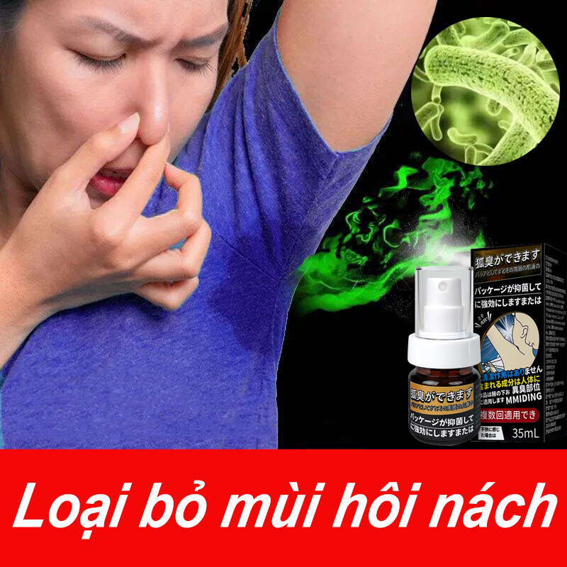 ⚡HCM⚡ Khử mùi hôi nách Xịt khử mùi ngăn mồ hôi Loại bỏ hiệu quả Mùi mô hôi mùi hôi nách mùi cơ thể làm trắng nách 35ML