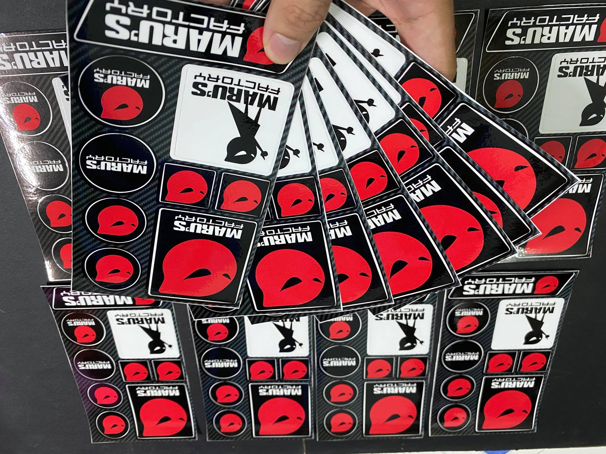 STIKER TẤM CHỮ NHẬT MARU'S