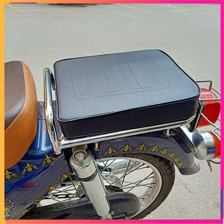 Yên đệm xe cub da simili cao cấp đế nhựa đen 81, 82, 50