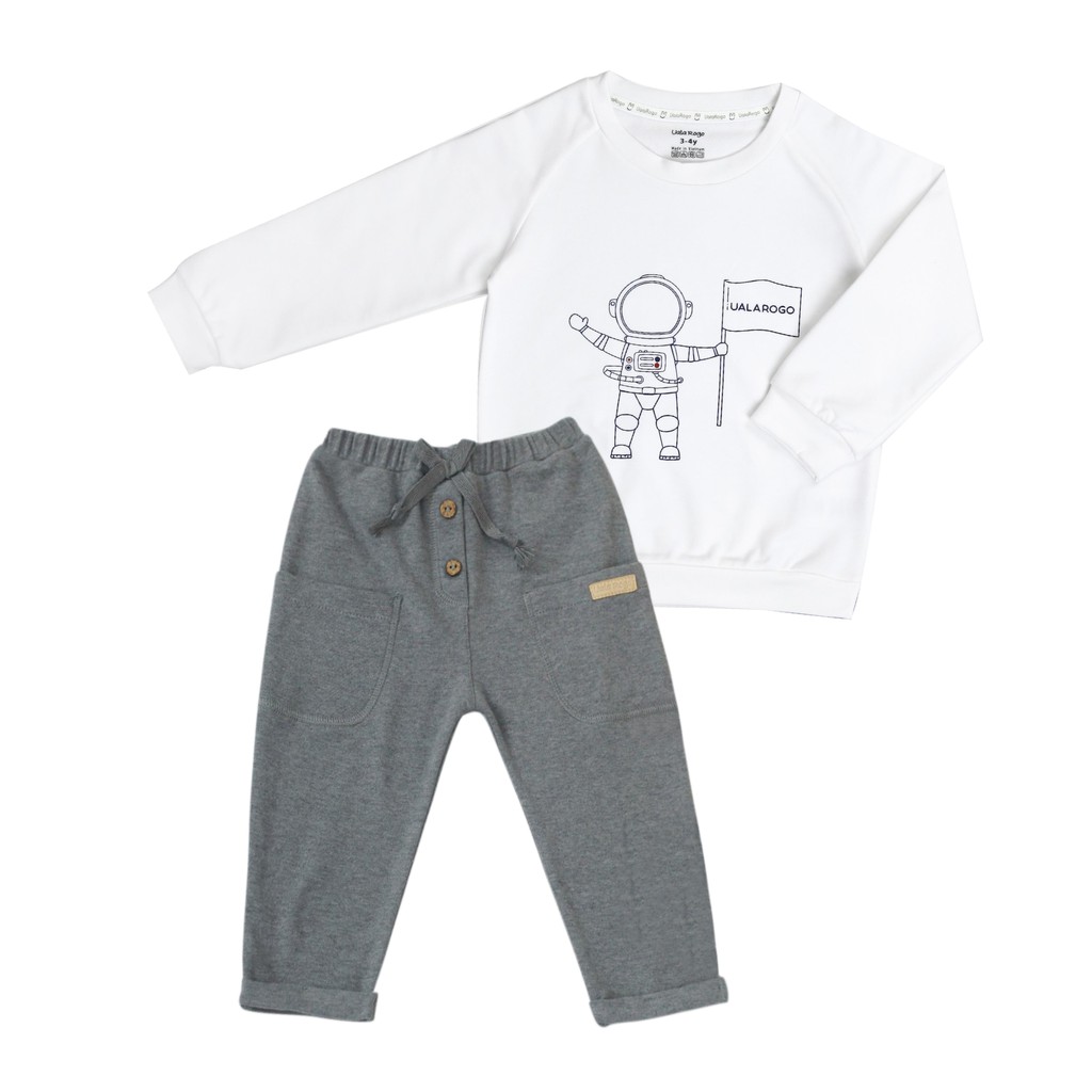 Quần Dài Jogger Nỉ Bé Trai UalaRogo