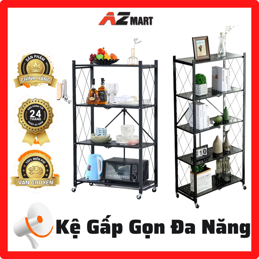 Kệ gấp gọn đa năng kệ đựng đồ đa năng - kệ để đồ nhà bếp cao cấp