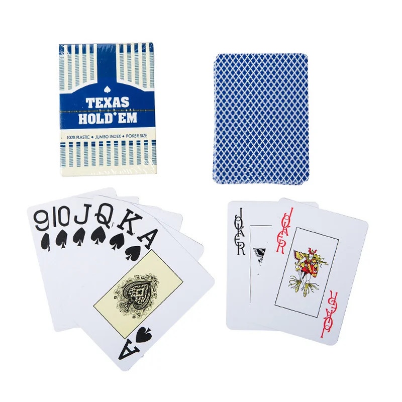 Bài tây nhựa số to |Texas Hold'em plastic playing cards large characters | Trò chơi - quà tặng nhóm | ideashopvn