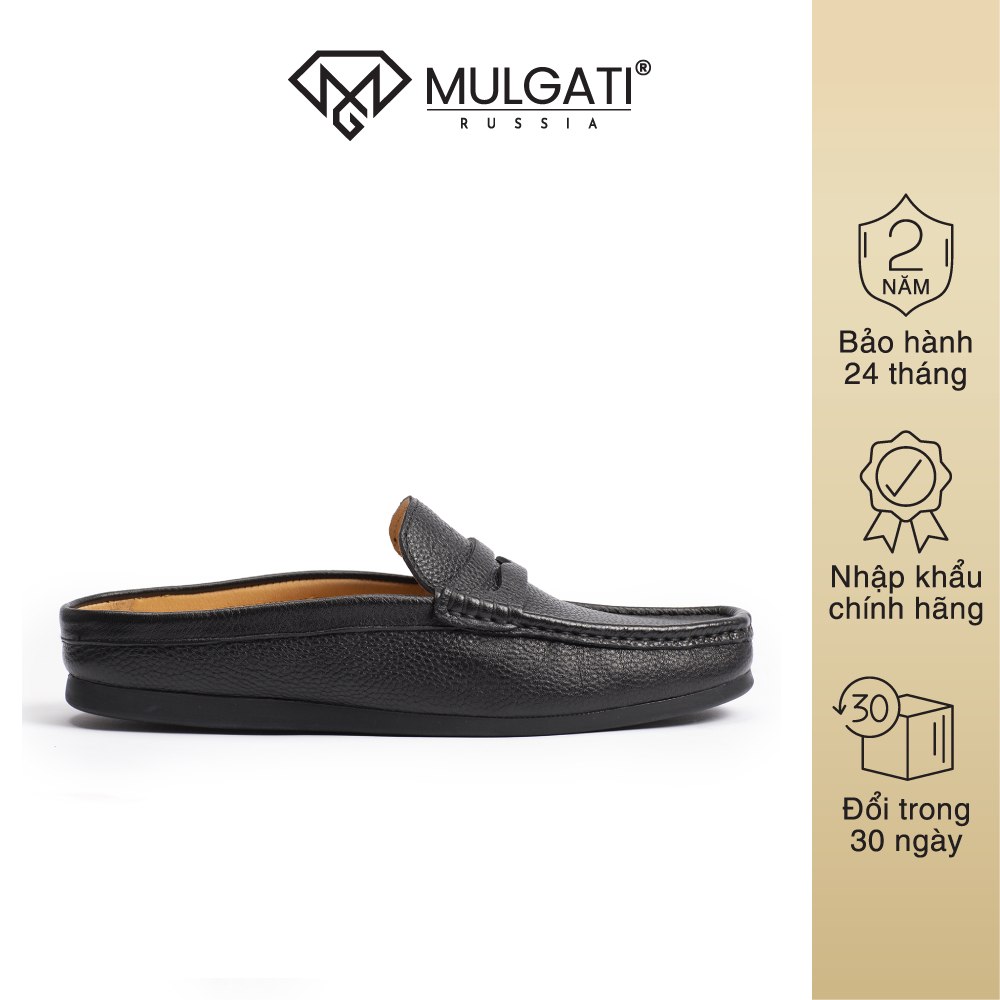 Giày sục nam mulgati da bò cao cấp - a16739