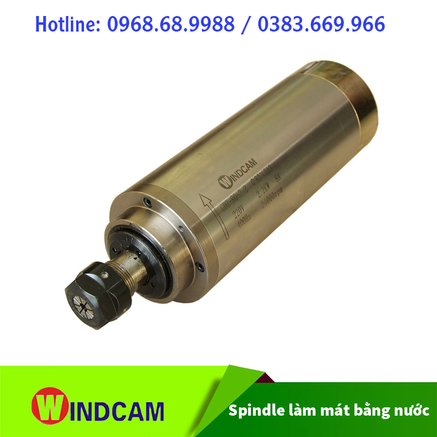 Spindle làm mát bằng nước | Củ đục vi tính