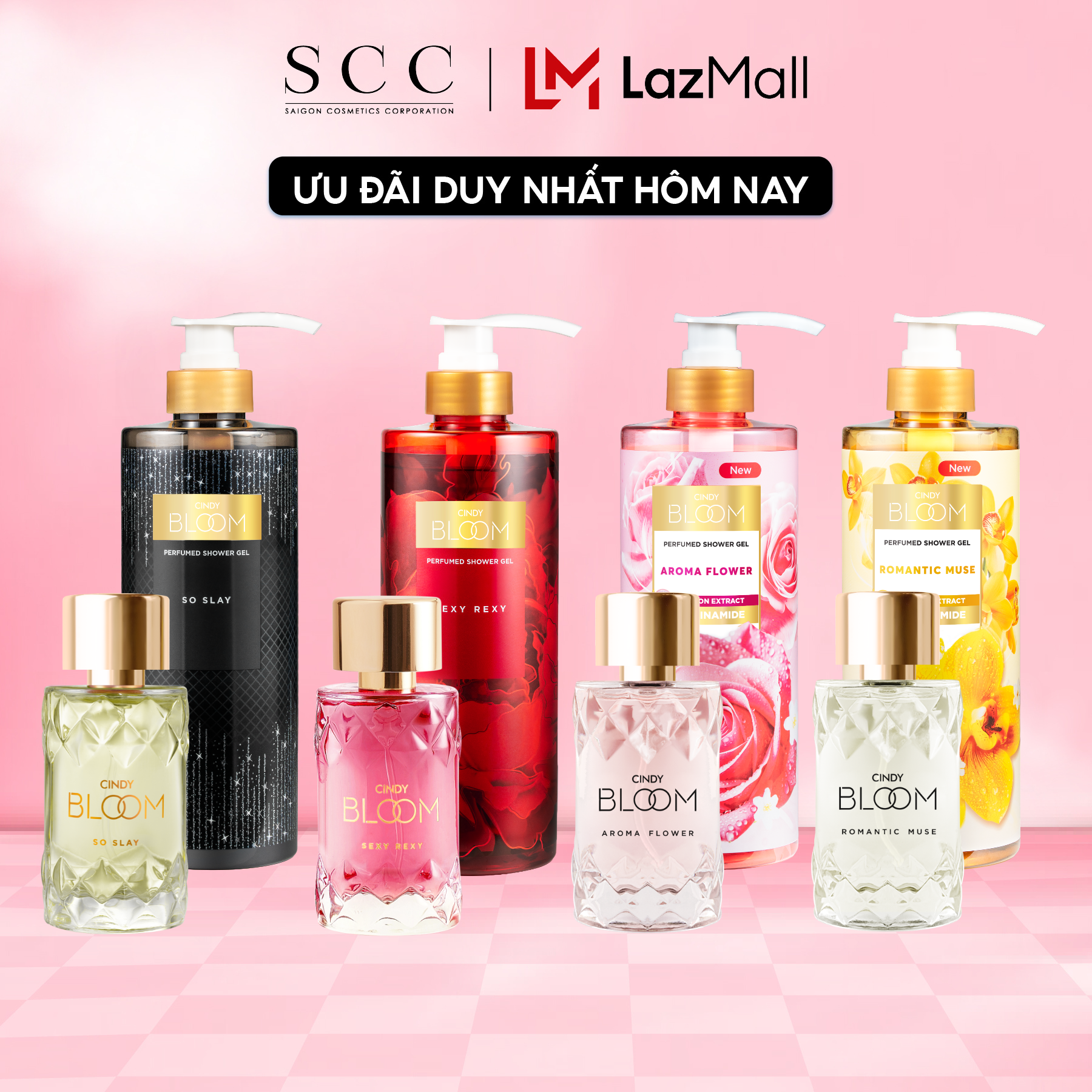 S a T m H ng N c Hoa Cindy Bloom Aroma Flower Ng t Ng o N T nh 640g Vi t Nam