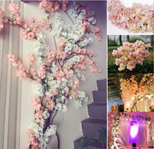 Cách làm cây hoa anh đào giả - Cành hoa anh đào Nhật Bản cỡ lớn 95cm trang trí cây giả, trang trí nhà cửa, tiệc cưới, nhà hàng, trung tâm thương mại