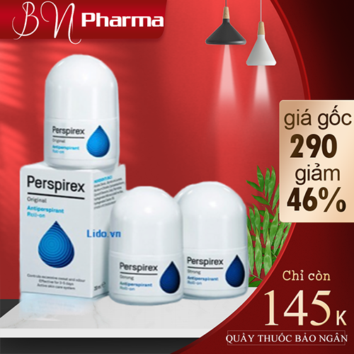 Lăn khử mùi Perspirex hỗ trợ đặc trị hôi nách hiệu quả chính hãng 100%, cam kết hàng đúng mô tả, chất lượng đảm bảo an toàn đến sức khỏe người sử dụng, đa dạng mẫu mã