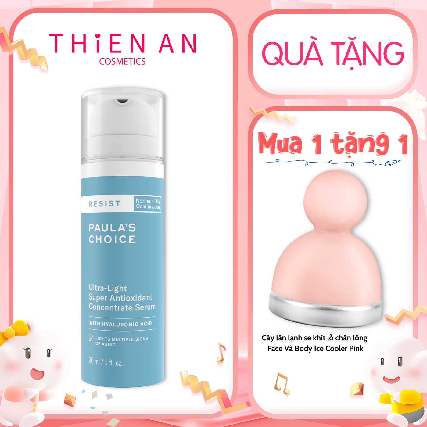 Paula's Choice Tinh Chất Chống Oxy Hóa Siêu Nhẹ Resist Ultra light Super Antioxidant Concentrate serum 30ml