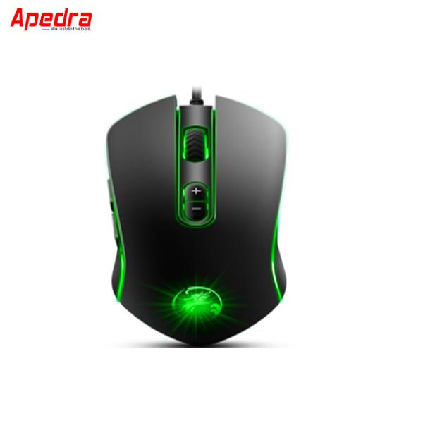 Chuột pc game apedra a6 led có dây