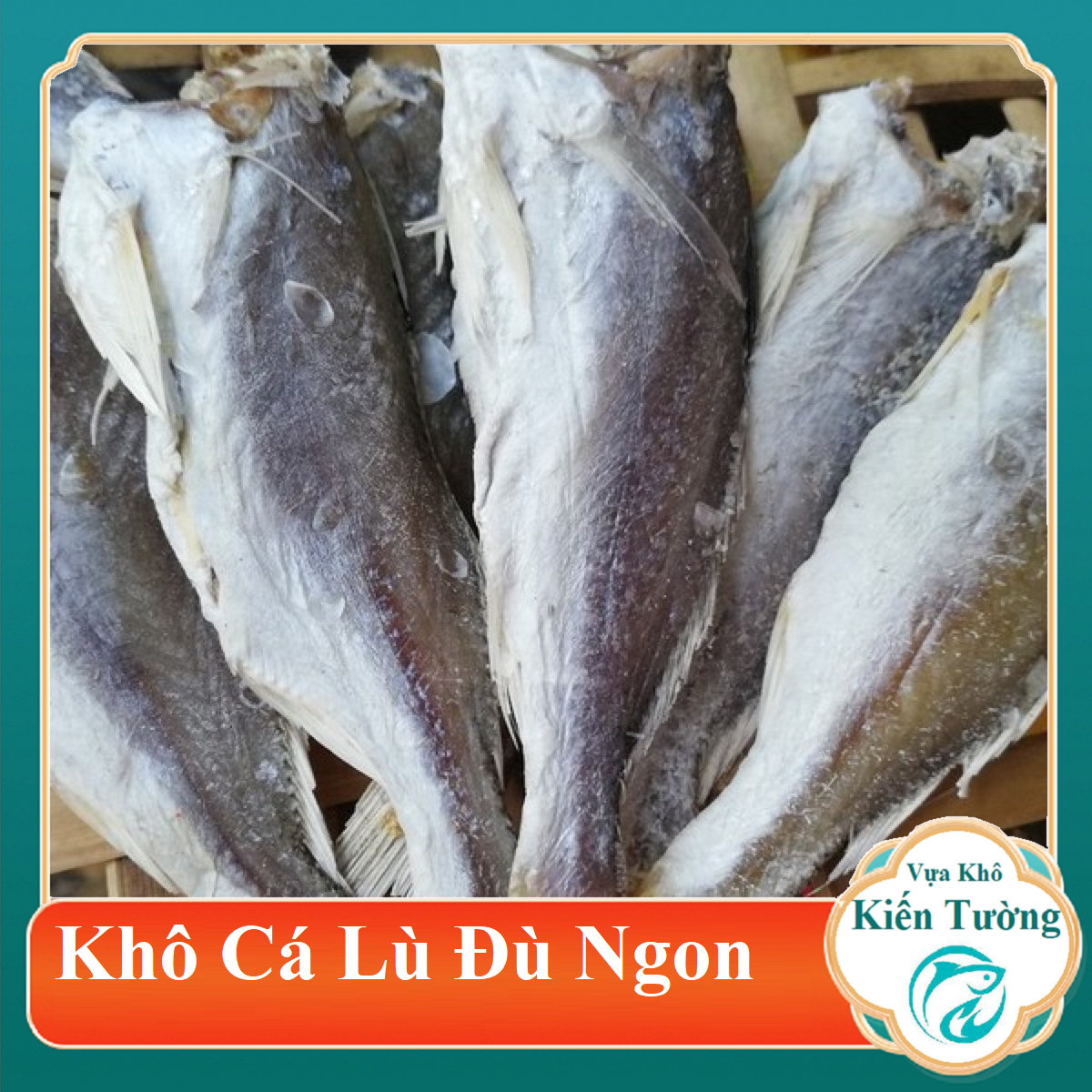1 kg KHÔ CÁ DÙ SIZE NHỎ TỰ NHIÊN- Vựa Khô Kiến Tường
