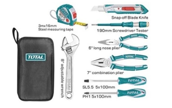 Bộ 8 dụng cụ cầm tay total thkthp90086