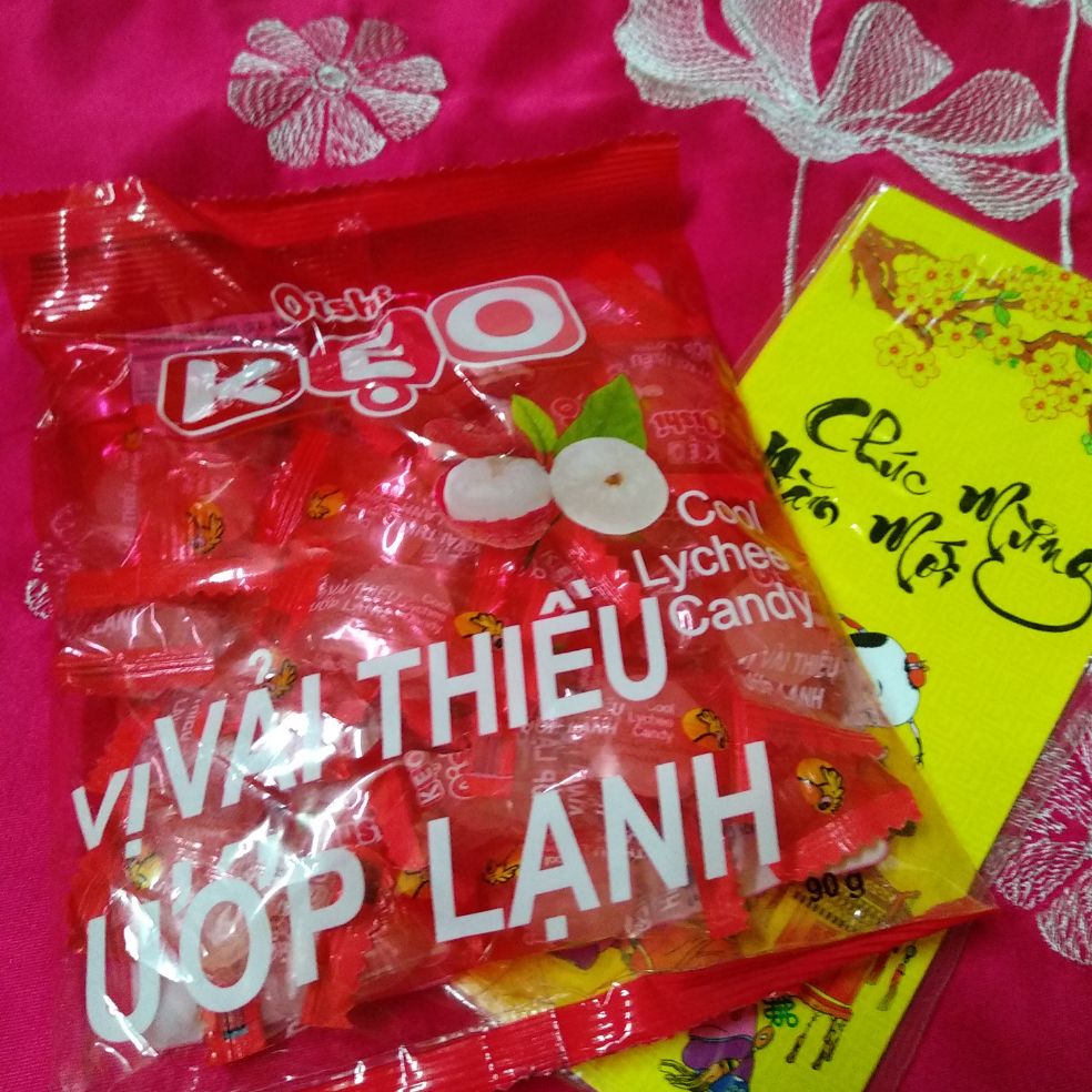 Kẹo Oishi vải thiều ướp lạnh (90g)