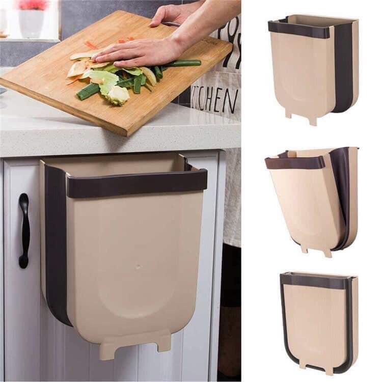 [HCM]THÙNG RÁC GẤP GỌN THÔNG MINH GẮN CỬA TIỆN DỤNG (13X23CM)