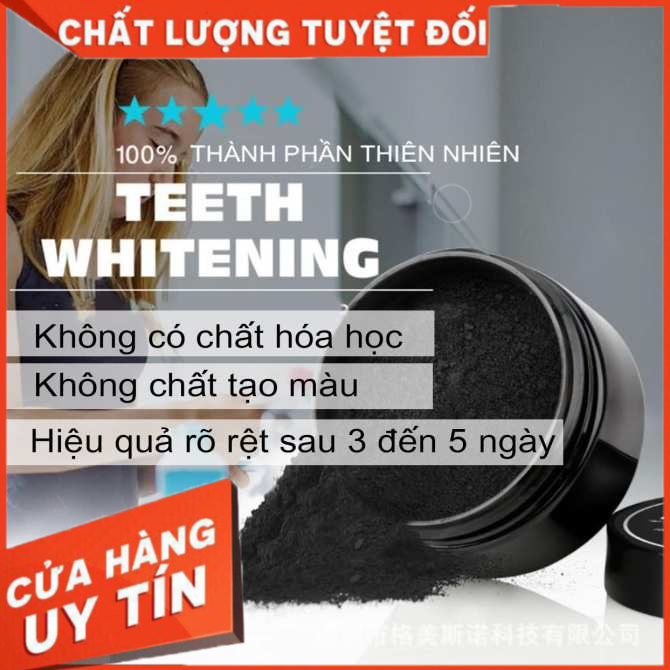 Powder activated bamboo charcoal teeth whitening teeth whitening box 30g