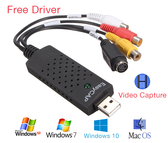 [HCM] EASYCAP Chuyển từ USB ra AV - Svideo Lưu hình từ Camera Cáp chuyển từ USB/AV EASYCAP VIDEO