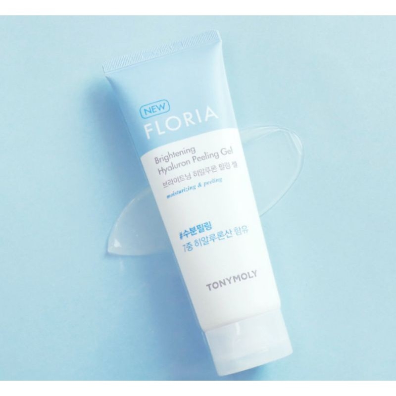 Tẩy da chết trắng da, dưỡng ẩm tonymoly 𝐅𝐥𝐨𝐫𝐢𝐚 𝐁𝐫𝐢𝐠𝐡𝐭𝐞𝐧𝐢𝐧𝐠 hyaluron 𝐏𝐞𝐞𝐥𝐢𝐧𝐠 𝐆𝐞𝐥