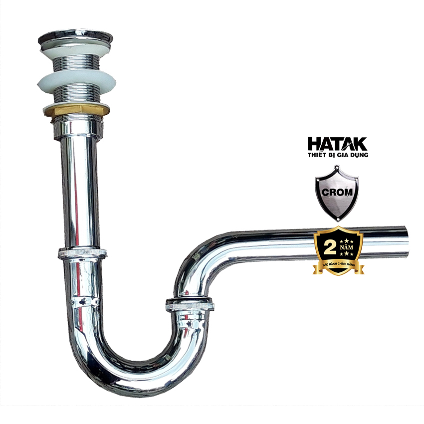 Bộ xã lavabo,Bộ xi phông (xả lavabo),xã lavabo kính,xã lavabo không xã tràn HATAK HA-X03