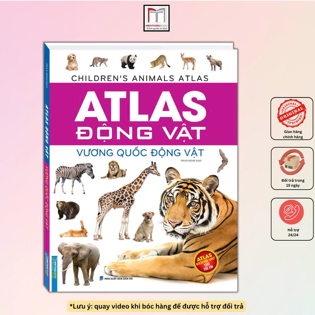 Sách - atlas động vật - vương quốc động vật