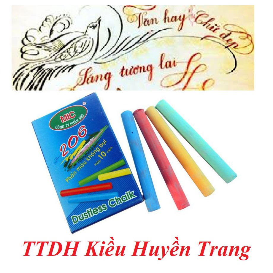 Phấn mic màu viết bảng
